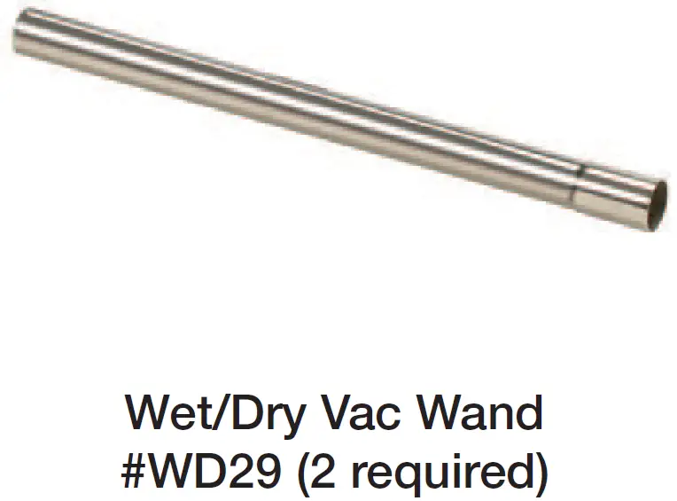 Powr-Flite PF1200RT Riptide Multi-Surface Cleaner OPTIONAL ACCESSORIES NOT INCLUDED 2