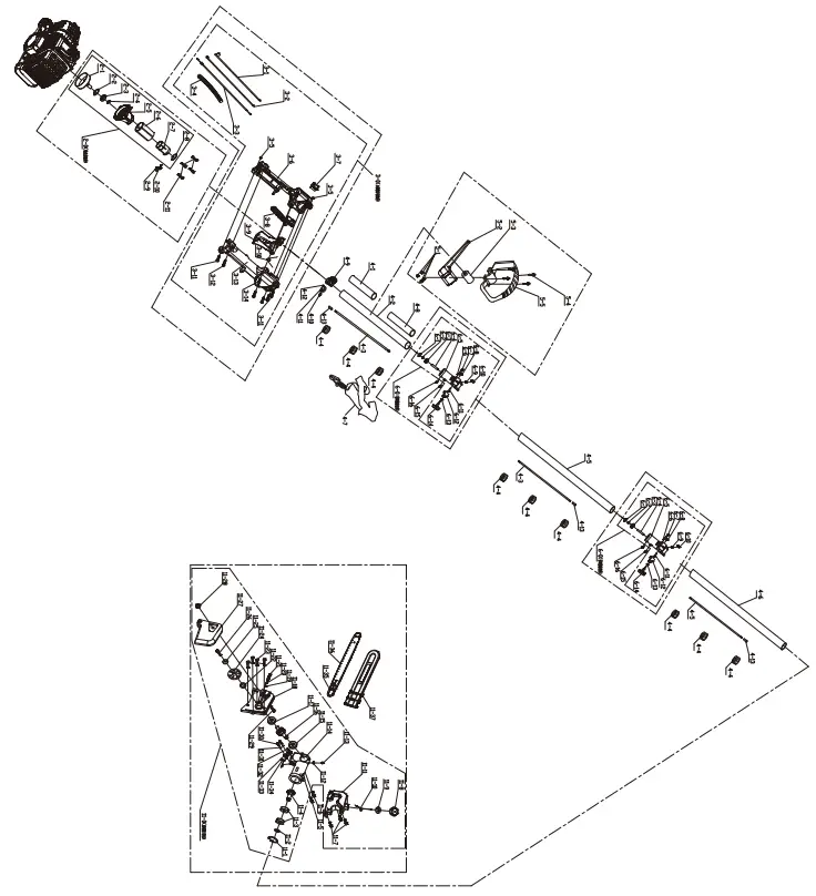 BlueMax 32.6cc Gasoline Pole Saw -fig 8