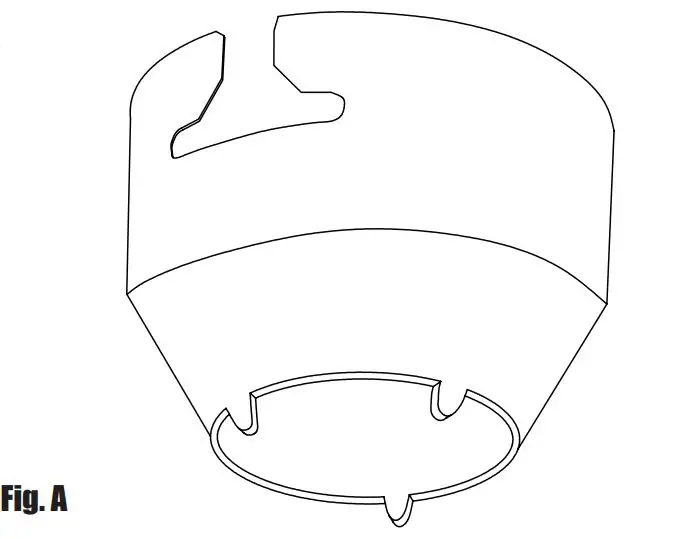 Wickes PHG200B Hot Air Gun - Fig. A