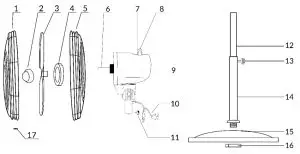 Russell Hobbs RHMPF1601WDW - WDB - WDG-PARTS