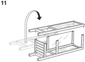 IKEA HEMNES High Cabinet with Glass Door-11