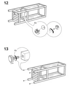 IKEA HEMNES High Cabinet with Glass Door-12