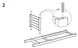IKEA HEMNES High Cabinet with Glass Door-2