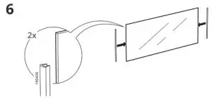 IKEA HEMNES High Cabinet with Glass Door-6