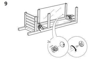 IKEA HEMNES High Cabinet with Glass Door-9