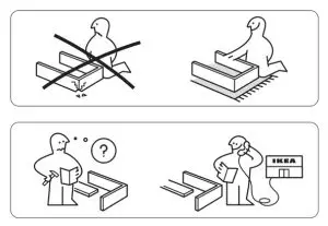IKEA HEMNES High Cabinet with Glass Door-tools 2