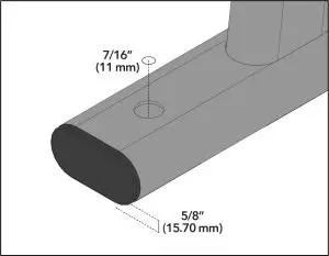 FIG 18 Foot Dimensions