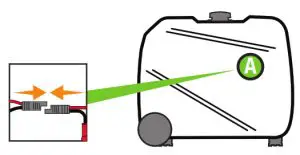 CHAMPION 200990 4500W Wireless Remote Start-Connect the battery