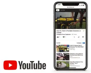 CHAMPION 200990 4500W Wireless Remote Start-YouTube channel