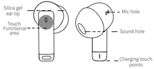 Baseus Bowie E9 True Wireless Earphone - Function Operation