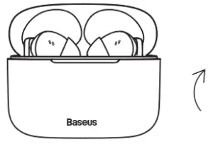 Baseus Bowie E9 True Wireless Earphone - Power on