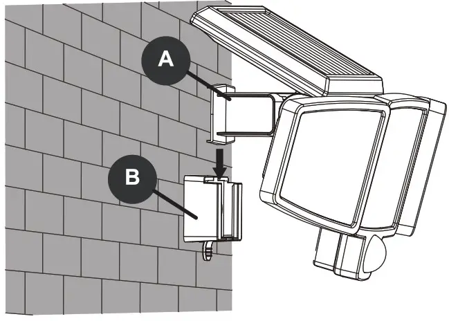 INCX Solar Powered Security Light-Overview 2