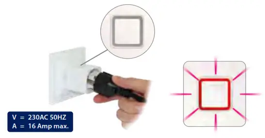 SALUS Smart Plug SPE868- plugged in