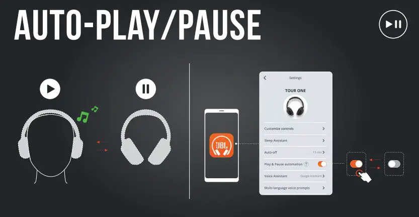 JBL Tour One Noise Cancelling Wireless Over Ear Headphone fig 5