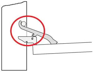 VOLLRATH 40703 Cayenne Countertop Convection-- Place the hinge