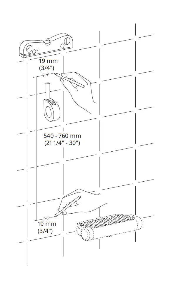IKEA 904 462 71 Voxnan Head Handshower Kit with Diverter - FIG 3