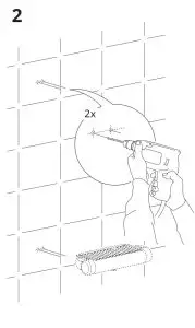 IKEA 904 462 71 Voxnan Head Handshower Kit with Diverter - FIG 4