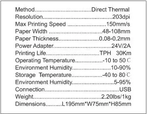 FIG 9 PRINTER SPECS.JPG
