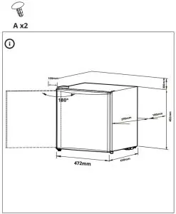 IKEA TILLREDA C BC50 Refrigerator - 02