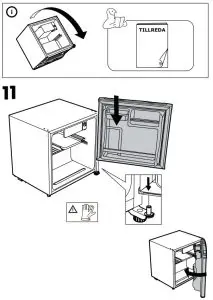 IKEA TILLREDA C BC50 Refrigerator - 10