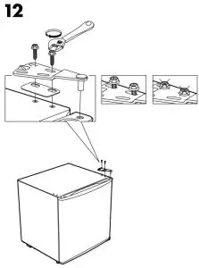 IKEA TILLREDA C BC50 Refrigerator - 12