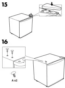 IKEA TILLREDA C BC50 Refrigerator - 15