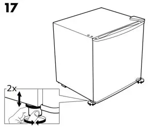 IKEA TILLREDA C BC50 Refrigerator - 17