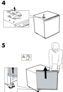 IKEA TILLREDA C BC50 Refrigerator - 4