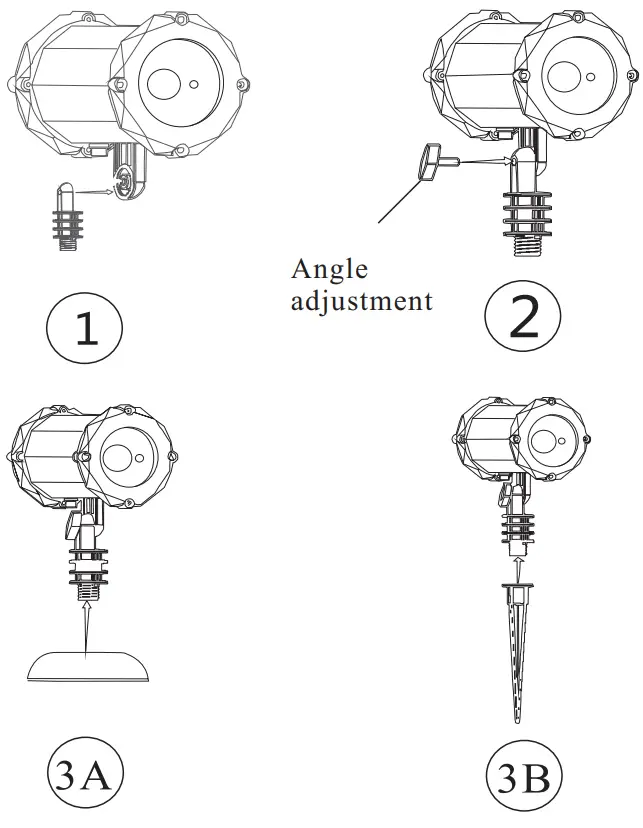 Shenzhen X Photoelectric Technology X X54P Projector Lamp - Assebly Steps