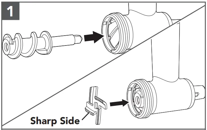 KitchenAid 5KSMMGA Stand Mixer Attachment-ASSEMBLY