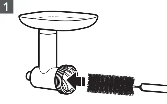 KitchenAid 5KSMMGA Stand Mixer Attachment-CLEANING