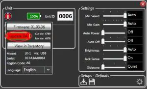 LTN0031 Firmware ListenTALK Units and Docking Stations - A DA update