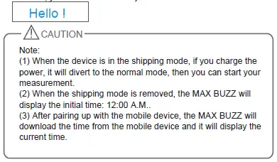 Turn on the MAX BUZZ