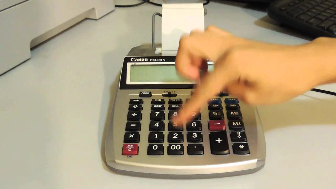 Canon P1-dtsc Ii Officemate Printing Calculator 12 Digits Instructions Canon P1-dtsc Ii Officemate Printing Calculator 12 Digits Instructions