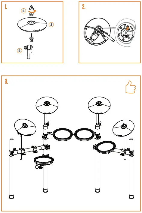 Gear4music DD500 Electronic Drum Kit User Guide Fig11