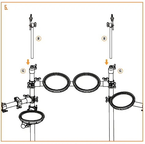 Gear4music DD500 Electronic Drum Kit User Guide Fig9