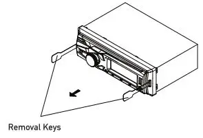 Dual XRM69DBT Bluetooth Receiver - Remove the trim ring