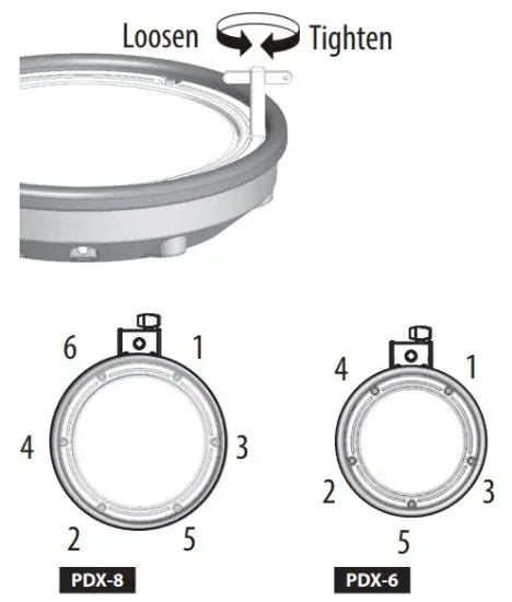 FIG 10 Adjusting the Head Tension