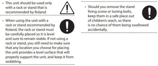 FIG 5 USING THIS UNIT SAFELY