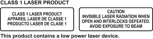 FIG 1 Warnings and Precautions