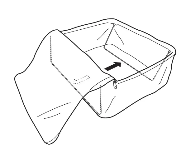 IKEA HEMMAFIXARE Storage Box Fabric Striped White-Gray fig-3