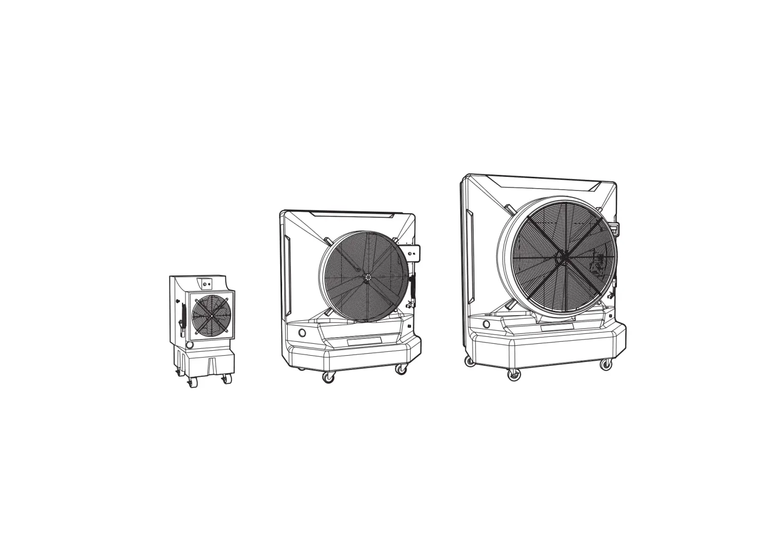 Big Ass Fans F-ev1-1801 Cold Front 300 Outdoor Rated Evaporative Cooler User Manual