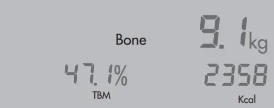 GRUNDIG PS 5111 Multi Function Body Analyser Scales - bone mass