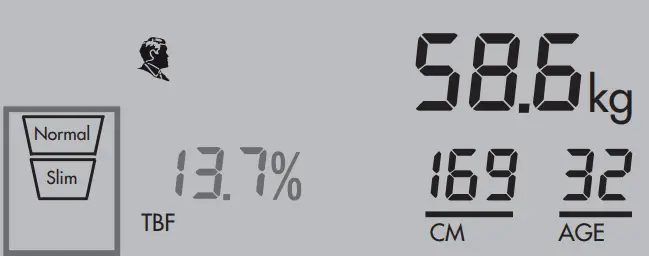 GRUNDIG PS 5111 Multi Function Body Analyser Scales - overweight
