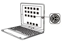 a close up of a computer