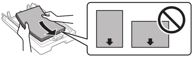 EPSON Cartridge Refilling ET-5800 - Insert paper with the glossy