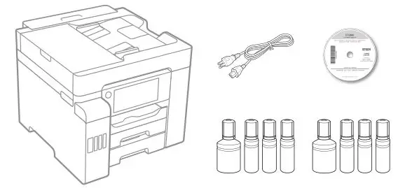 EPSON Cartridge Refilling ET-5800 - Unpack