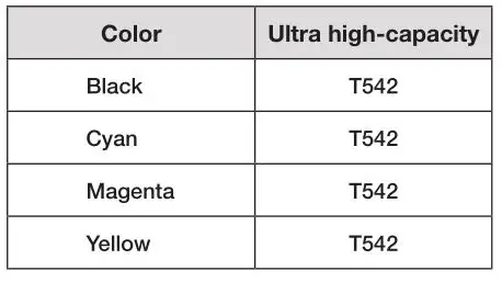 EPSON Cartridge Refilling ET-5800 - replacement inks