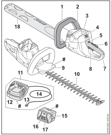 STIHL HSA 56 Hedge Trimmer - Overview
