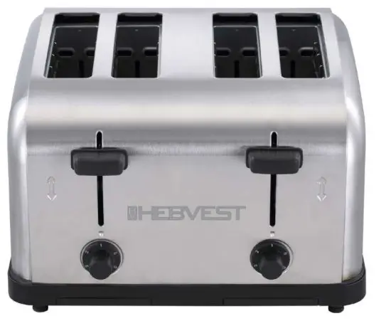 HEBVEST CT04MD 4 Slice Commercial Toaster
